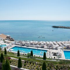 Отель White Lagoon - All Inclusive Болгария, Балчик - отзывы, цены и фото номеров - забронировать отель White Lagoon - All Inclusive онлайн пляж