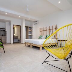 Отель Dewl Studios & Residences - The Kahlo Мексика, Плая-дель-Кармен - отзывы, цены и фото номеров - забронировать отель Dewl Studios & Residences - The Kahlo онлайн комната для гостей фото 3