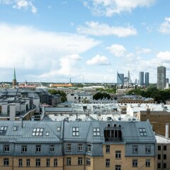 Отель AC Hotel by Marriott Riga Латвия, Рига - 5 отзывов об отеле, цены и фото номеров - забронировать отель AC Hotel by Marriott Riga онлайн балкон