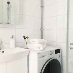 Отель Roost Korkea Финляндия, Хельсинки - отзывы, цены и фото номеров - забронировать отель Roost Korkea онлайн ванная