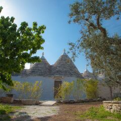 Отель Trulli Barsento Альберобелло приотельная территория