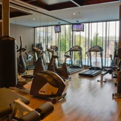Flora Park Deluxe Hotel Apartments фитнесс-зал фото 3