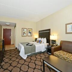 Отель Best Western Plus Travel Hotel Toronto Airport Канада, Торонто - отзывы, цены и фото номеров - забронировать отель Best Western Plus Travel Hotel Toronto Airport онлайн комната для гостей фото 2