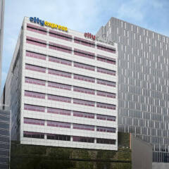 Отель City Express Ciudad De Mexico Santa Fe Мехико вид на фасад