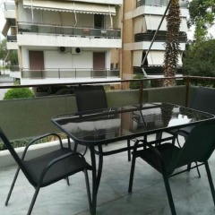 Апартаменты Sea & City Apartment in Voula балкон