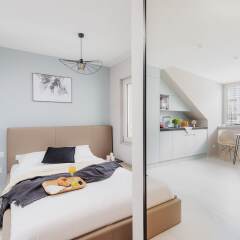 Отель Visionapartments Zurich Zweierstrasse Цюрих комната для гостей фото 3