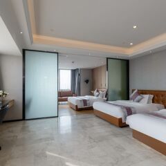 Апартаменты Yimi MIX International Apartment Beijing Road Branch комната для гостей фото 5