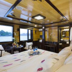 Отель Hera Cruises Вьетнам, Халонг - отзывы, цены и фото номеров - забронировать отель Hera Cruises онлайн комната для гостей фото 2