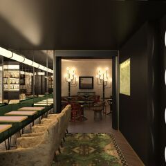 Hotel du Rond-Point des Champs Elysees гостиничный бар