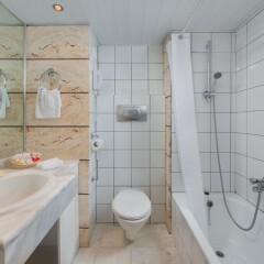 Отель Dionysos Hotel Греция, Родос - 6 отзывов об отеле, цены и фото номеров - забронировать отель Dionysos Hotel онлайн ванная фото 2