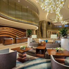 Отель DoubleTree by Hilton Hotel Xiamen - Wuyuan Bay Китай, Сямынь - отзывы, цены и фото номеров - забронировать отель DoubleTree by Hilton Hotel Xiamen - Wuyuan Bay онлайн интерьер отеля