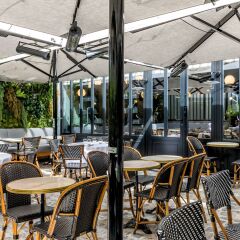 Отель Hôtel Restaurant Au Bœuf Couronné Париж питание