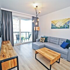 Апартаменты Grand Apartments - Bastion Wałowa Гданьск комната для гостей фото 4