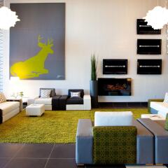 Отель Sandman Hotel & Suites Calgary South Канада, Калгари - отзывы, цены и фото номеров - забронировать отель Sandman Hotel & Suites Calgary South онлайн интерьер отеля