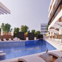 Отель Continental Hotel Apartments Греция, Родос - 1 отзыв об отеле, цены и фото номеров - забронировать отель Continental Hotel Apartments онлайн бассейн фото 3
