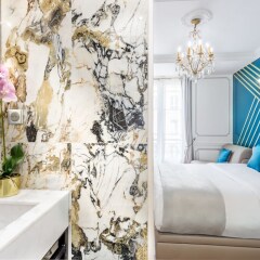 Отель Luxury 2 bedroom 2.5 bathroom Louvre Франция, Париж - отзывы, цены и фото номеров - забронировать отель Luxury 2 bedroom 2.5 bathroom Louvre онлайн ванная