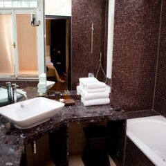 Отель MyPlace - Premium Apartments Riverside Австрия, Вена - отзывы, цены и фото номеров - забронировать отель MyPlace - Premium Apartments Riverside онлайн ванная фото 2