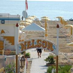 Hotel Nelson Римини пляж фото 2