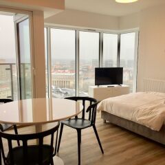 Апартаменты Poznan Apartments Towarowa комната для гостей фото 3