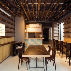 Hakata Minoshima Hostel FUTAGI Хаката питание фото 3