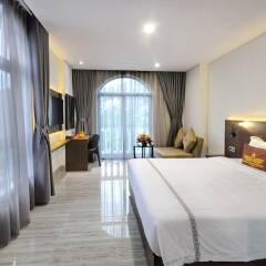 Отель Crown Nguyen Hoang Hotel Вьетнам, Нячанг - отзывы, цены и фото номеров - забронировать отель Crown Nguyen Hoang Hotel онлайн комната для гостей фото 5