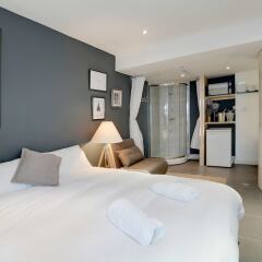 Апартаменты Modern Boho Studio - Central Brighton комната для гостей фото 3