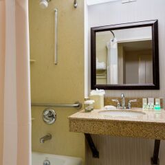 Отель Hilton Garden Inn Queens/JFK Airport США, Нью-Йорк - 1 отзыв об отеле, цены и фото номеров - забронировать отель Hilton Garden Inn Queens/JFK Airport онлайн ванная фото 2