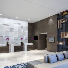 Отель Courtyard by Marriott Tianjin Hongqiao Китай, Тяньцзинь - отзывы, цены и фото номеров - забронировать отель Courtyard by Marriott Tianjin Hongqiao онлайн интерьер отеля фото 2