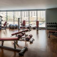 Отель Intercontinental Dubai Marina фитнесс-зал фото 4