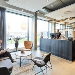 Отель Zleep Hotel Aarhus Nord Дания, Орхус - отзывы, цены и фото номеров - забронировать отель Zleep Hotel Aarhus Nord онлайн интерьер отеля