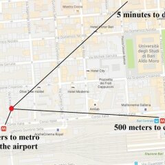 Отель Suite M8 bari city centre Бари городской автобус