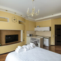 Гостиница AHOTELS design style on Oktyabrskaya в Новосибирске отзывы, цены и фото номеров - забронировать гостиницу AHOTELS design style on Oktyabrskaya онлайн Новосибирск комната для гостей фото 5