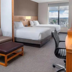 Отель Hyatt Place Calgary Airport Канада, Калгари - отзывы, цены и фото номеров - забронировать отель Hyatt Place Calgary Airport онлайн комната для гостей фото 2