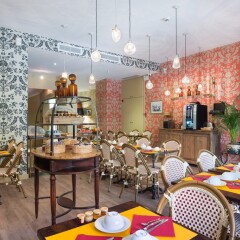 Отель Hôtel Le Grimaldi by Happyculture Франция, Ницца - 6 отзывов об отеле, цены и фото номеров - забронировать отель Hôtel Le Grimaldi by Happyculture онлайн питание фото 3