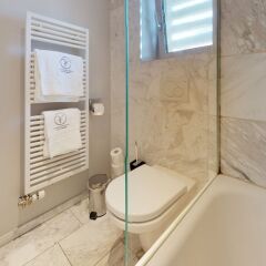 Отель VISIONAPARTMENTS Zurich Freyastraße Швейцария, Цюрих - отзывы, цены и фото номеров - забронировать отель VISIONAPARTMENTS Zurich Freyastraße онлайн ванная фото 2