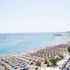 Отель Ibiscus Hotel Греция, Родос - 3 отзыва об отеле, цены и фото номеров - забронировать отель Ibiscus Hotel онлайн пляж фото 2
