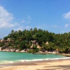Отель Bow Thong Beach Resort пляж фото 2