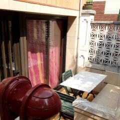 Апартаменты Apartment With one Bedroom in Alfortville, With Furnished Garden and W балкон