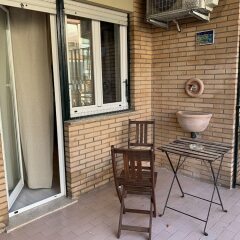 Отель Tiburtina Suites балкон