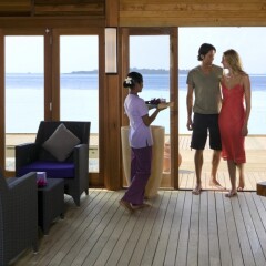Отель Vilamendhoo Island Resort & Spa фитнесс-зал фото 2