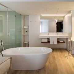 Отель Apartamentos y Villas Oliva Nova Golf Resort Испания, Олива - отзывы, цены и фото номеров - забронировать отель Apartamentos y Villas Oliva Nova Golf Resort онлайн ванная фото 2