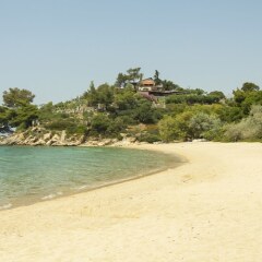 Отель Greenlea Beachfront Villa Spathies пляж фото 2