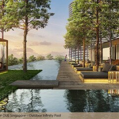 Отель Oakwood Premier OUE Singapore бассейн фото 2
