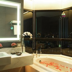 Отель Grand Diamond Suites Hotel Таиланд, Бангкок - отзывы, цены и фото номеров - забронировать отель Grand Diamond Suites Hotel онлайн ванная