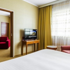 Отель Courtyard by Marriott Prague Airport Чехия, Прага - 11 отзывов об отеле, цены и фото номеров - забронировать отель Courtyard by Marriott Prague Airport онлайн комната для гостей фото 5