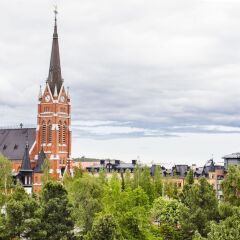 Отель Elite Stadshotellet Luleå Швеция, Лулео - отзывы, цены и фото номеров - забронировать отель Elite Stadshotellet Luleå онлайн приотельная территория фото 2