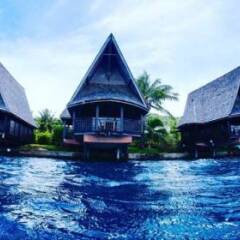 Отель Oa Oa Lodge Французская Полинезия, Бора-Бора - отзывы, цены и фото номеров - забронировать отель Oa Oa Lodge онлайн приотельная территория фото 2