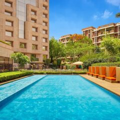 Отель ITC Maurya, a Luxury Collection Hotel, New Delhi Индия, Нью-Дели - отзывы, цены и фото номеров - забронировать отель ITC Maurya, a Luxury Collection Hotel, New Delhi онлайн бассейн фото 3