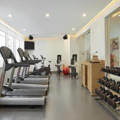 Отель Hyatt Place Dubai Baniyas Square фитнесс-зал фото 4