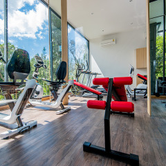 Отель Hill Myna Condotel фитнесс-зал фото 2